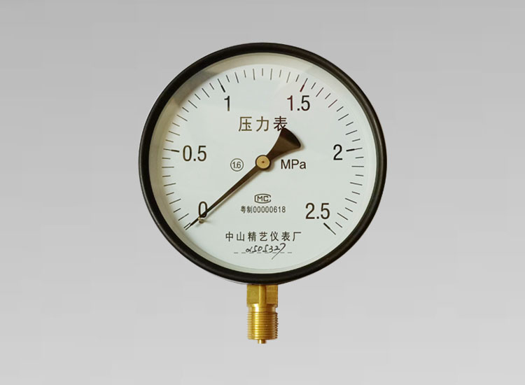 普通压力表/Y150 2.5MPa径向M20*1.5
