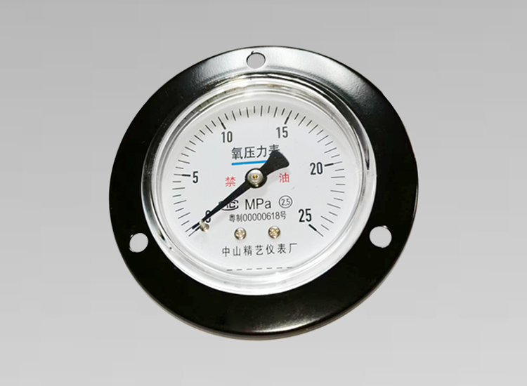 氧气压力表YO-60ZT/25MPa/M24*1.5